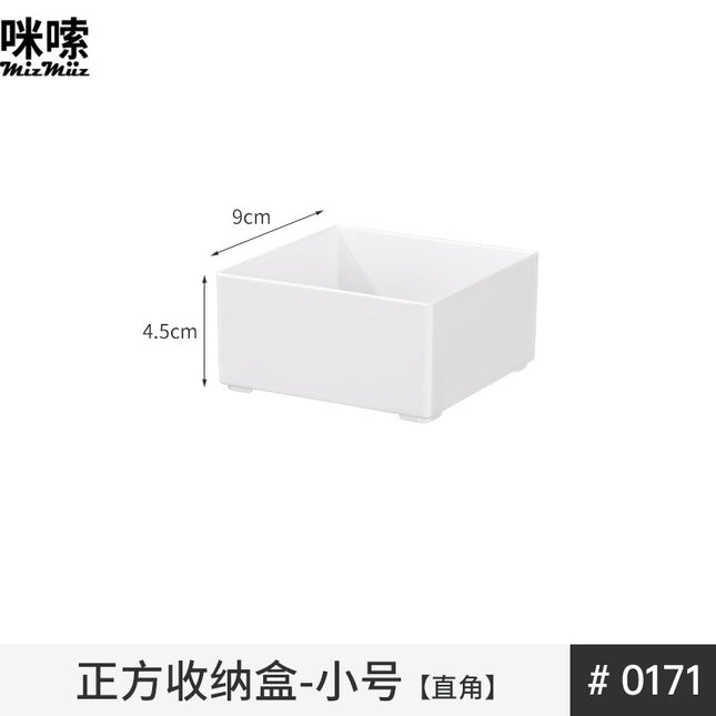 Flower Pot White Rectangular Succulent Plant Small Plastic Balcony Seedling Pot Square Pot Narrow Long Vegetable Planting Pot