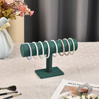 Single layer dark green bracelet stand