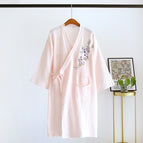 Pale Crepe Gown / M