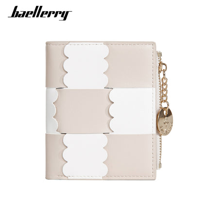 New Women's Short Wallet, Cute, Compact Card Slot, Short Card Holder, Exquisite and Simple Id Bag, Coin Purse for Women