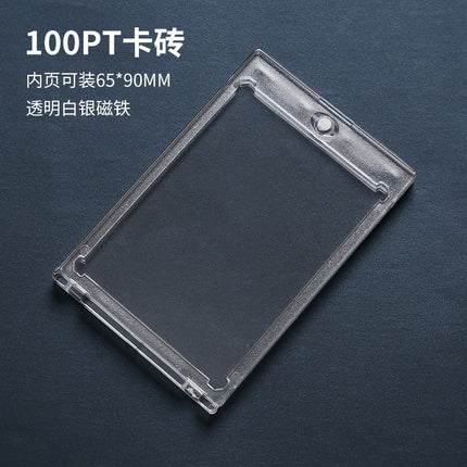 Acrylic Card Holder Strong Magnetic High-Definition Transparent Shell Album Storage Card Film Document Protective Cover Magnetic Card Holder Custom Y
