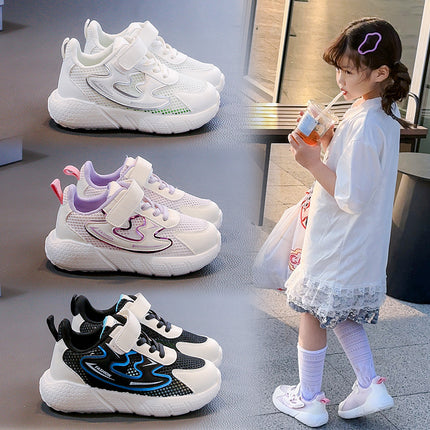 Children's Sports Shoes 2025 Summer New Popular Fashion Mesh Soft Sole Dad Casual Comfortable Sports Shoes Trend
