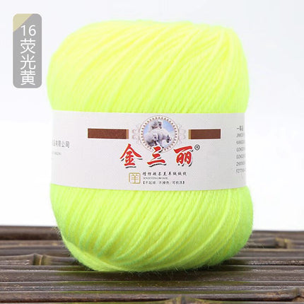 Jin Sanli acrylic baby line hand woven shoes cushion bag scarf diy hook shoes cushion wholesale specials