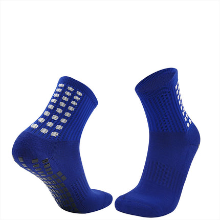 Adult Thickened Towel Football Socks Men's Non-Slip Deodorant Wear-Resistant Mid-Tube Socks Sweat Absorbing Breathable Sports Socks Cross-Border