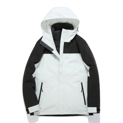 Down liner GB assault clothing men's and women's three-in-one removable full-garment pressure coat rainstorm protection overalls