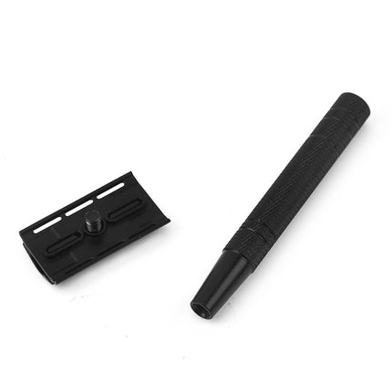 Unisex Manual Razor Retro Beard Razor Platinum Double-Sided Blade Shaving Old-Fashioned Razor