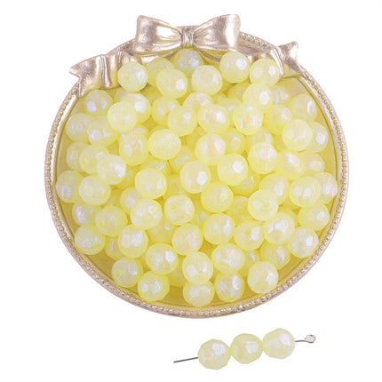 10mm acrylic mermaid horn beads handmade diy jewelry accessories bracelet mobile phone chain material cross-border hot sale