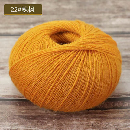 Manufacturer Wholesale 238 Wool Thread Hand-Knitted Shawl Hat Baby Wool Fluffy Wool Thread Ball 50g