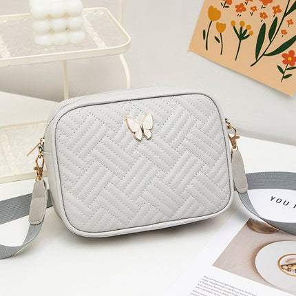 National Style Embroidered New Casual Fashion Quilted Embroidered Commuter Crossbody Bag Compact Ladies Bags Shoulder Bag