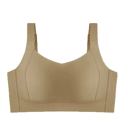 Glow Surface Non-Traceless plus size Underwear Women's Parammary Thin Large Chest Small Bra No-Rings Comfortable Bra