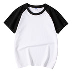 Children's short-sleeved t-shirt children's style-black / 100cm