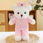 30cm [no customization] / Pink nurse uniform [white lemon flower bear]