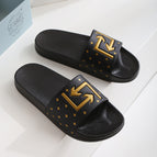 0401-Black Gold Arrow Belt / 36/37