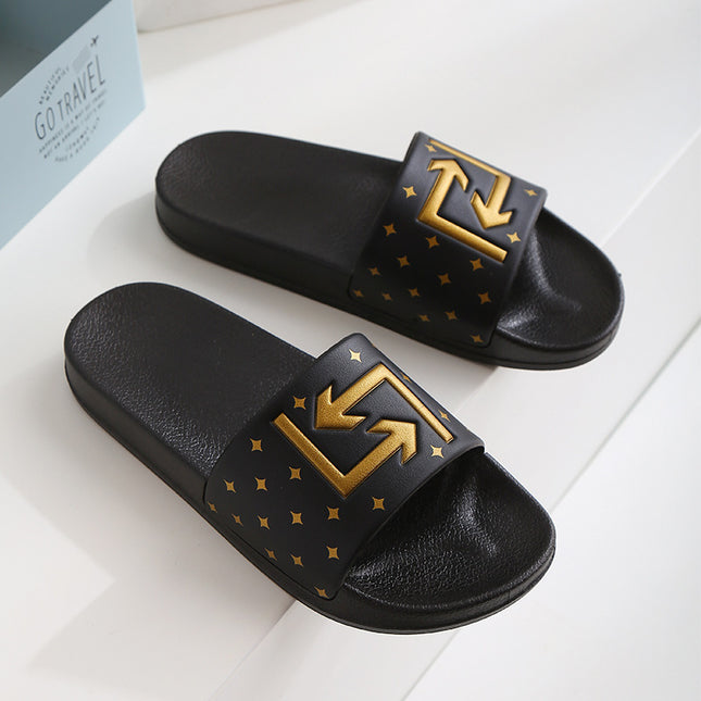Home Slippers Women's Indoor Bathroom Non-slip Sandals Summer Outdoor Casual Fashion Slippers Outdoor Couple Slippers