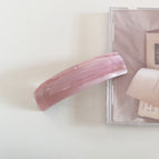 Pink stripes [curved spring clip]