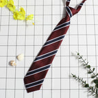 wine red dark blue striped tie