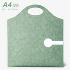 Green/A4 hand-held storage bag