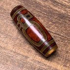 Xizang god of wealth dzi beads [14*40mm]