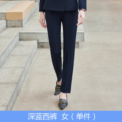 Autumn and winter men's and women's double-breasted suit suit performance clothing Aviation captain uniform property hotel security work clothes men