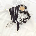 L024-108-03 black / 70cm wrinkled square towel
