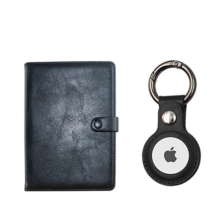 Cross-Border Ready-Made Leather Passport Protector Set with Magnetic Buckle Pu Leather Passport Holder Multifunctional Document Bag Passport Bag