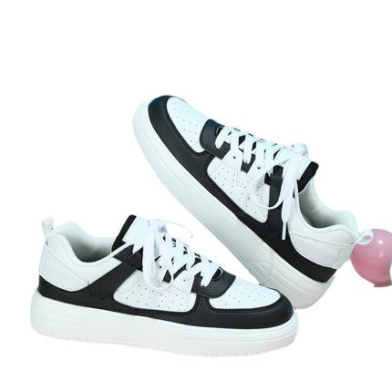 Cross-border Trendy Thick-soled Lovers Soft-soled Comfortable Board Shoes with Straps Fashionable Outdoor Casual White Shoes
