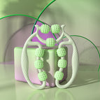 Nine-wheel leg massager-green
