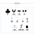Long night clothing + accessories / L