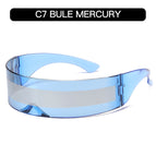 C7-blue frame white mercury