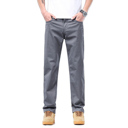 High-End Simple Classic Men's Casual Loose Straight Light Business Fashion Versatile Casual Pants P361