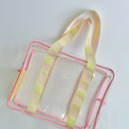 Pink letter pvc beach bag (40*16*30cm) / 40*16*30CM
