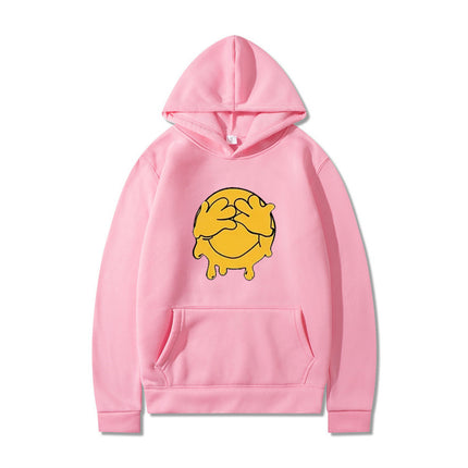 Amazon 2022 New Winter Men's and Women's Sweatshirts Hip-Hop Cartoon Printed Long-Sleeved Casual Hoodies