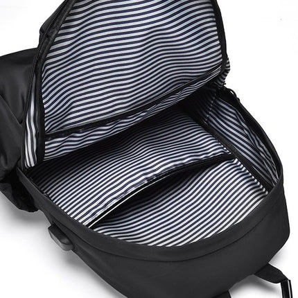 Fashion Backpack Men's Large Capacity Lightweight Waterproof Travel Bag Backpack Business Computer Bag Backpack Schoolbag