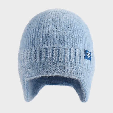 Baotou Cold Hat, Comfortable Hat for Men and Women, Autumn and Winter Ear Protection, Warm Woolen Hat, High Elastic Cold-Proof Cotton Hat, Cross-Border Foreign Trade