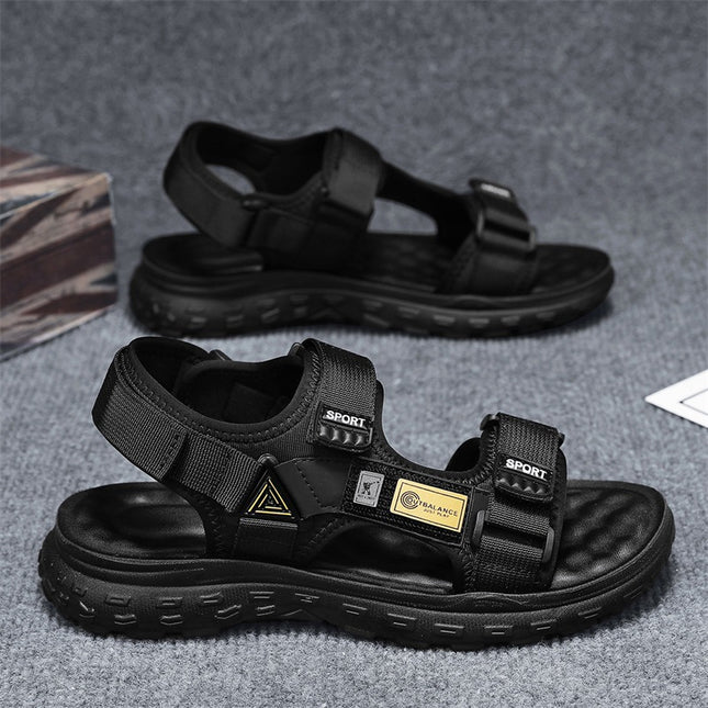 Men's Shoes 2024 Summer New Trend Air Cushion Massage Bottom Dual-use Sandals Sports Casual Outdoor Non-slip Beach Shoes