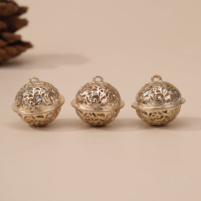 Flower Qian Gu Bell Foot Bell Palace Bell Curtain Bell Pendant Ancient Style Spring Festival Accessories Color-Preserving Phone Pendant Ornament