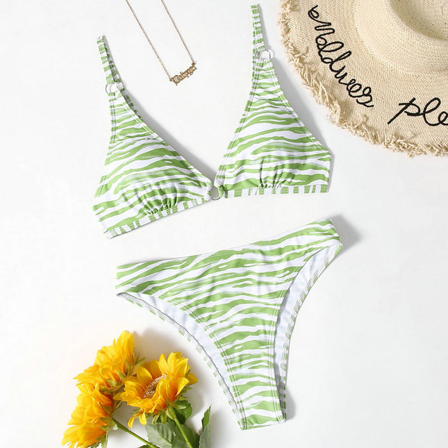 Cross-Border Export New Swimsuit Women's European and American Sexy Bikini Bikini Split Swimsuit Factory Spot Wholesale