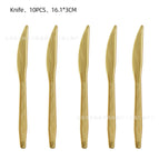 Gold knife 10pcs