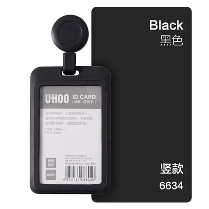Youhe work permit work card with lanyard work card doctor nurse badge label easy pull buckle student card school