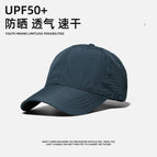 Back cutout baseball cap - navy / Adjustable 56-65