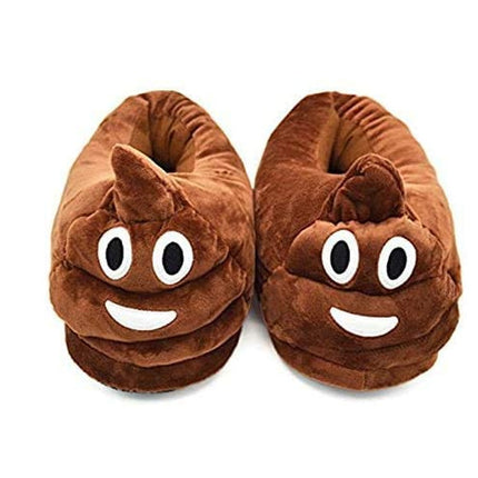 Creative Hobbit Stuffed Cotton Slippers Men's Large Size Home Daily Gift Baotou Thick Sole New Warm Shoes