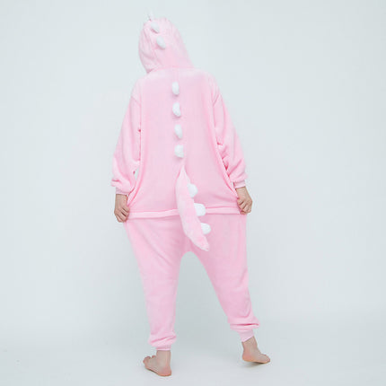 Mixed batch autumn and winter flannel adult cartoon conjoined animal pajamas orchid history home clothes toilet thickened wholesale