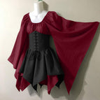 Burgundy and black / S