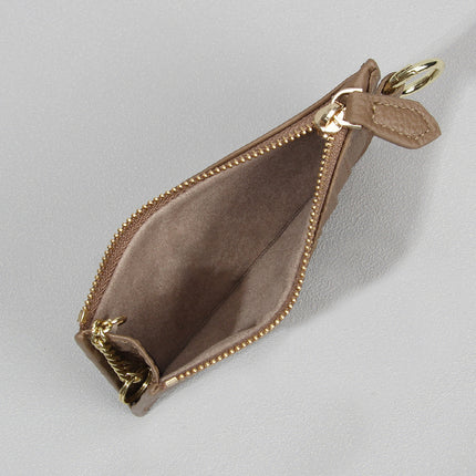 Japanese-style Genuine Leather Zipper Coin Small Wallet Top-layer Cowhide Multi-card Card Bag Ultra-thin Small Mini Coin Purse