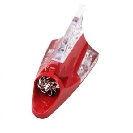 Car Wind Lamp Decorative Shark Fin Flash Light Solar Anti-Rear Collision Antenna Light Wind Energy Anti-Rear Collision Antenna Light