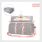 0528 upgraded version black and pink stripes + toiletry bag