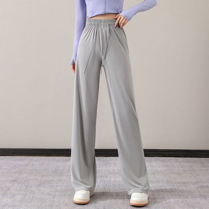 This year's popular summer sports suit women's ice silk quick-drying sunscreen casual pants slim fashion two-piece suit