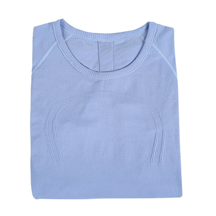 Lulu Original Standard Swiftly Tech Sports Short-Sleeved T-Shirt Casual Running Breathable Fitness Yoga Wear for Women