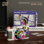 2212 retro camera-cyber purple 428 particles [removable lens]