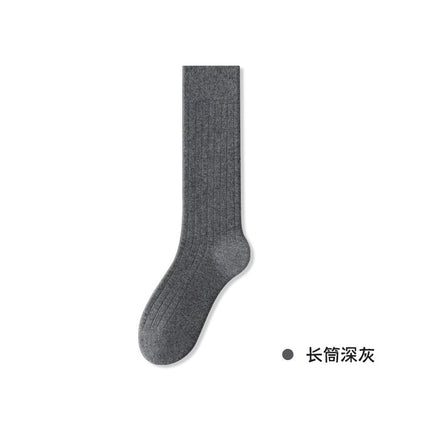Socks men's mid-barrel autumn and winter cotton yarn deodorant bacteriostatic breathable business black stockings Zhuji socks men's socks